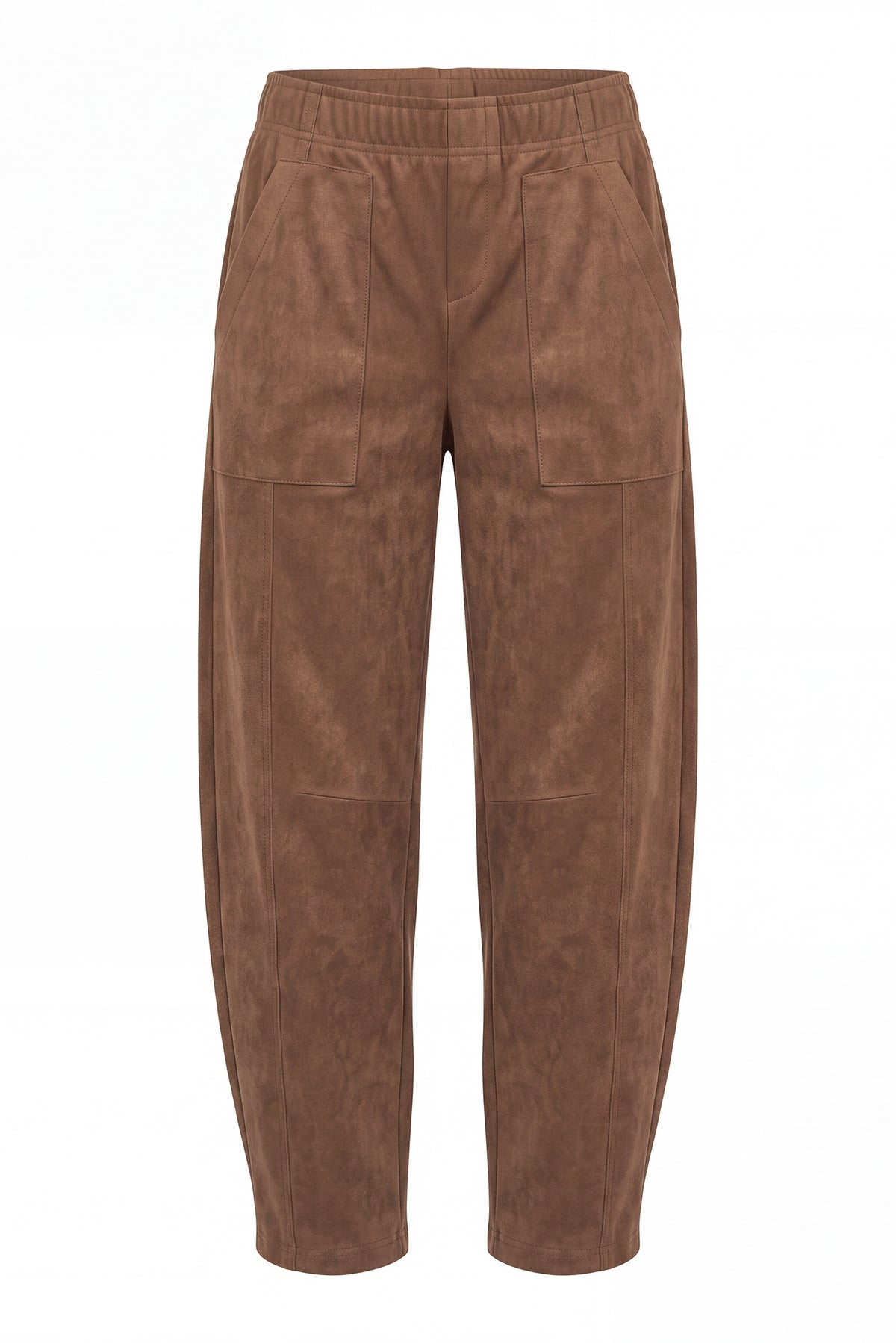 Kaia curved fit - cognac suede