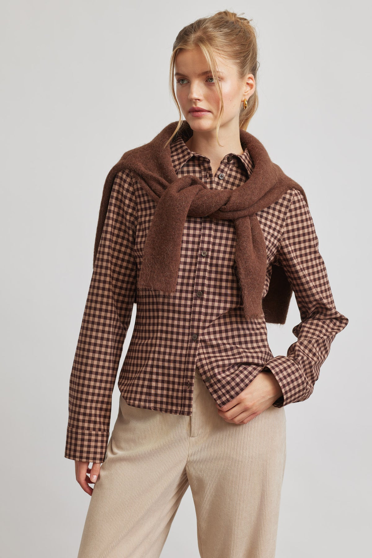 Kaia curved fit - cashew