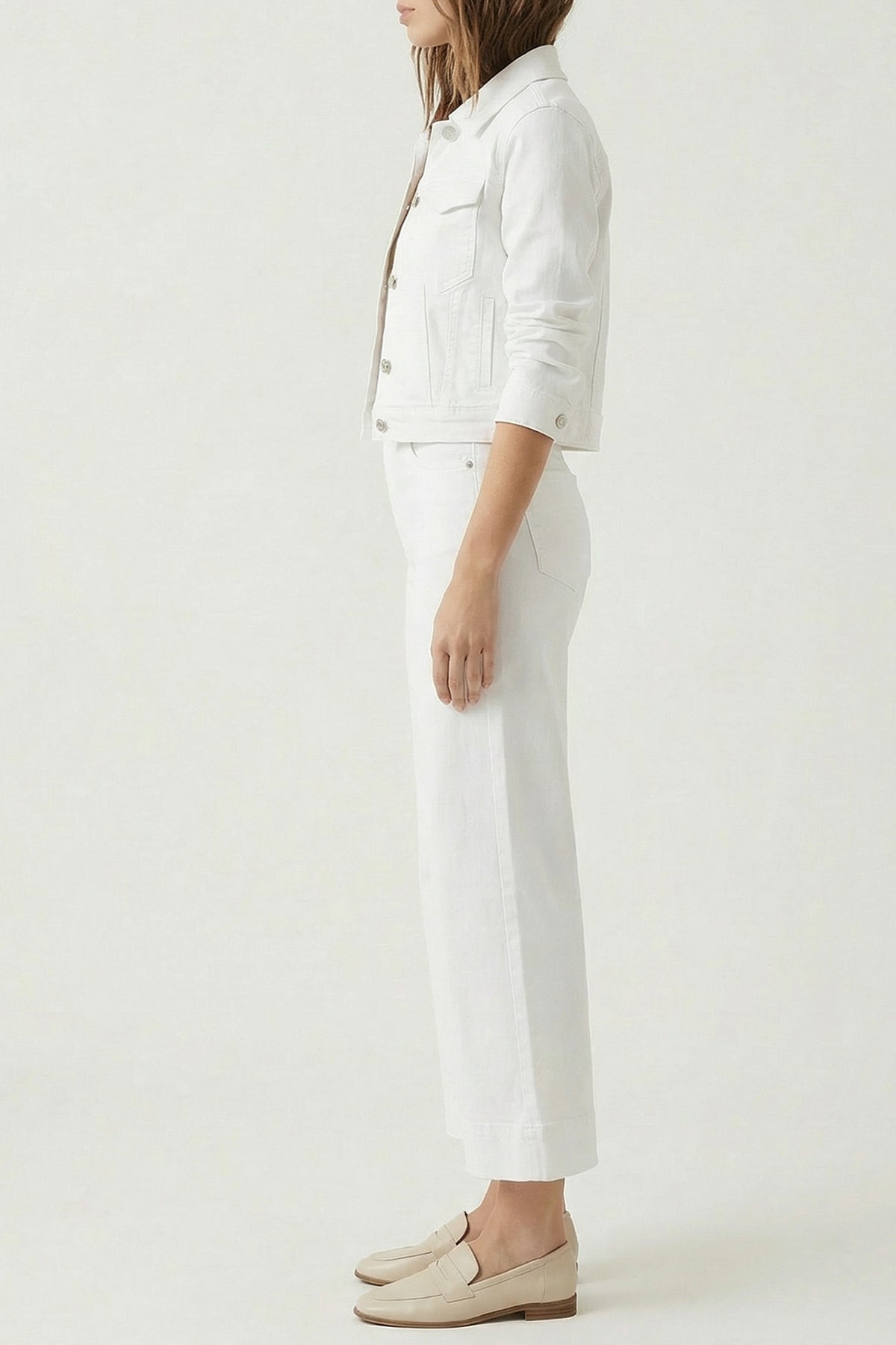 Fay jacket - white denim