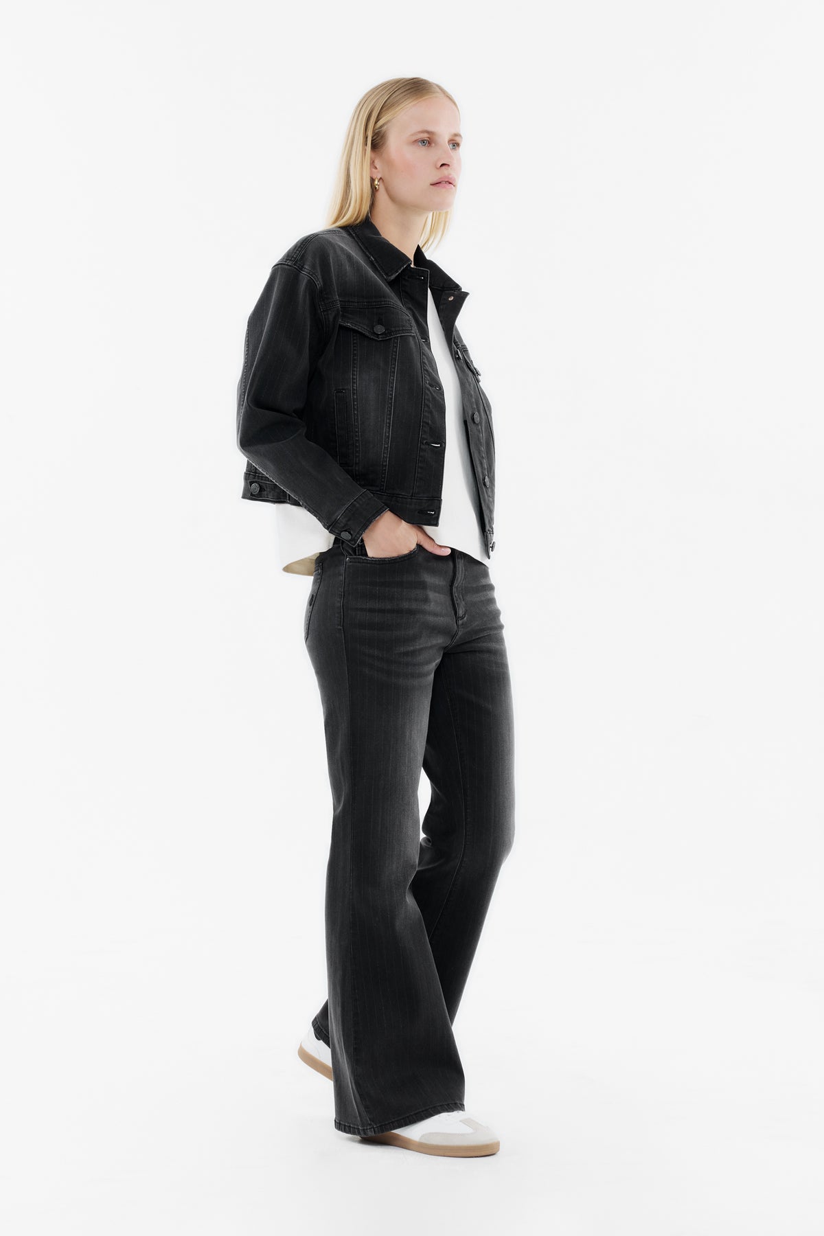 Fay oversized jacket - black copper