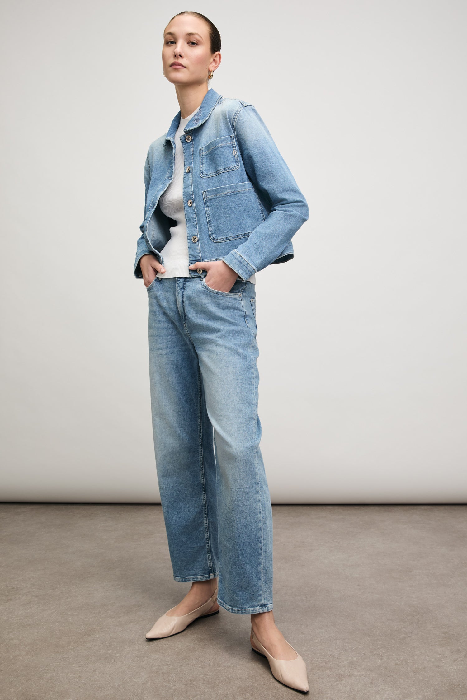 Fay jacket - botanical blue