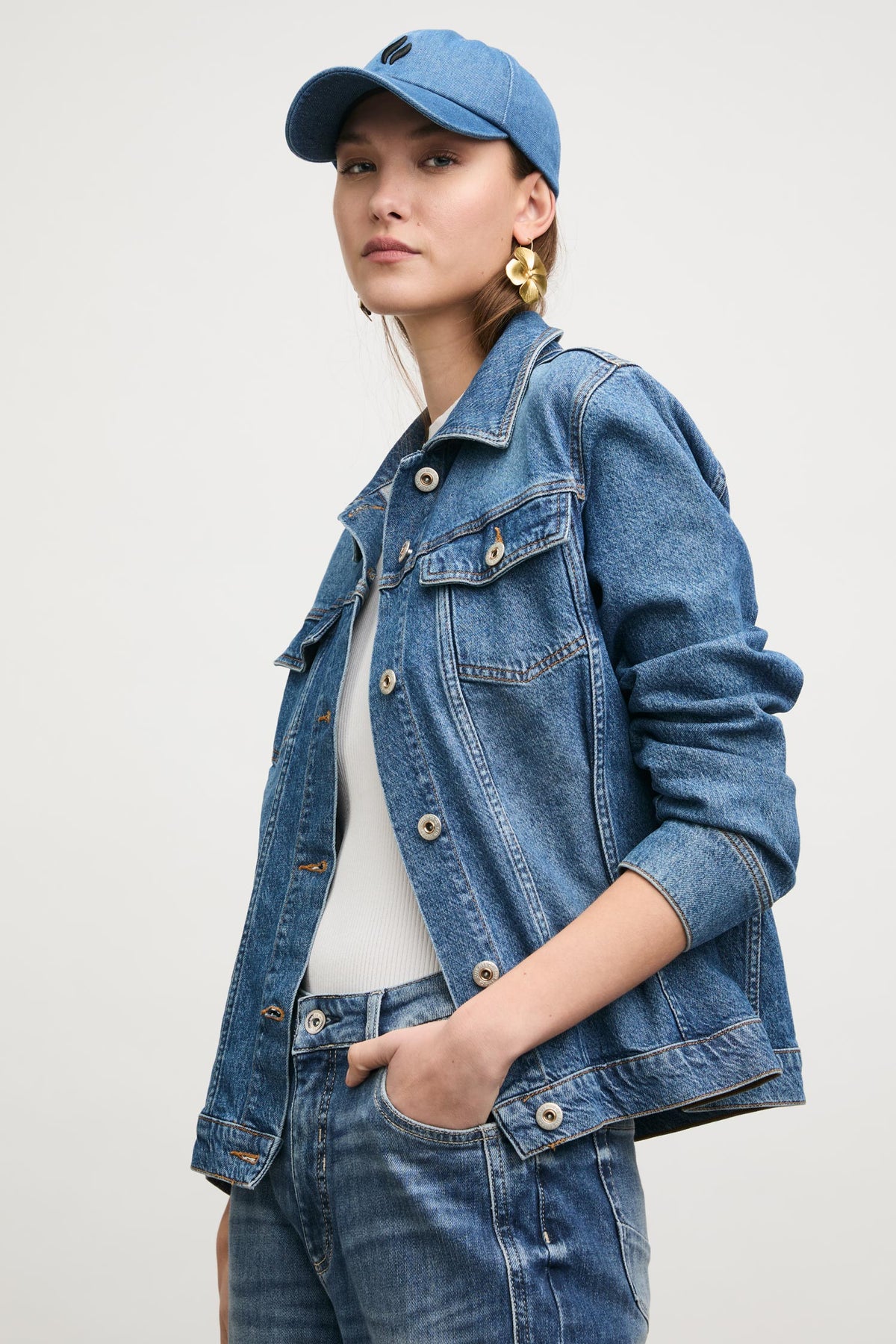 Luna jacket - ocean blue