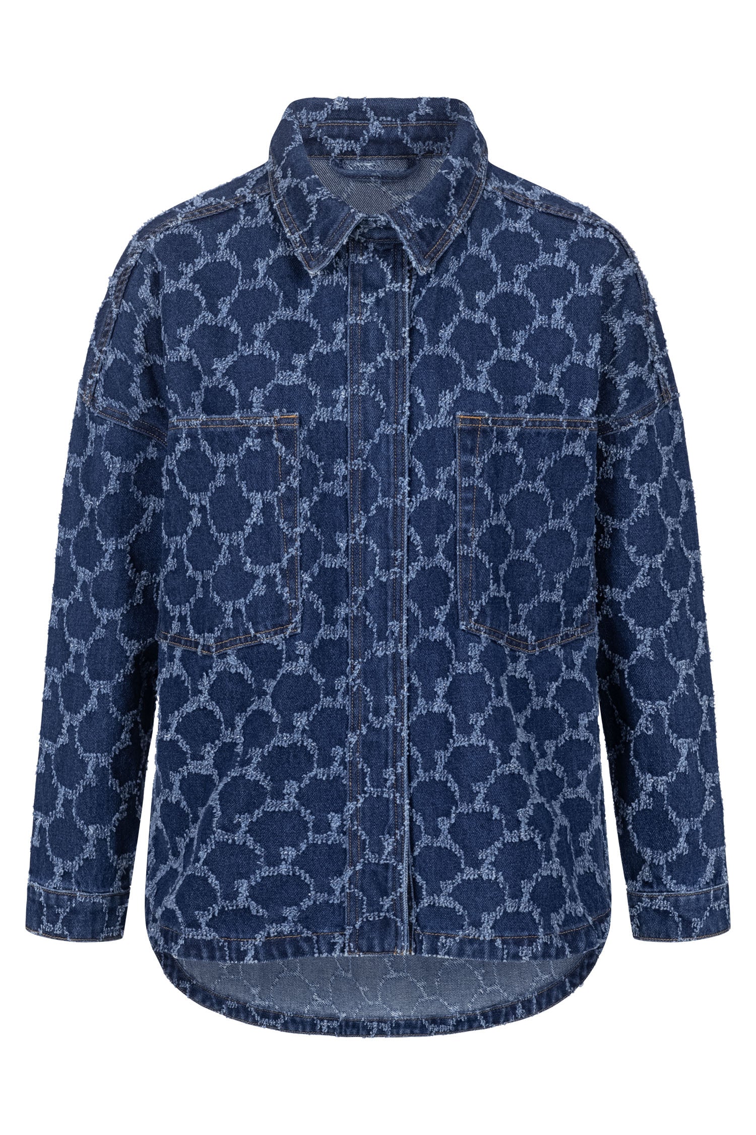 Shirty jacket - fancy denim