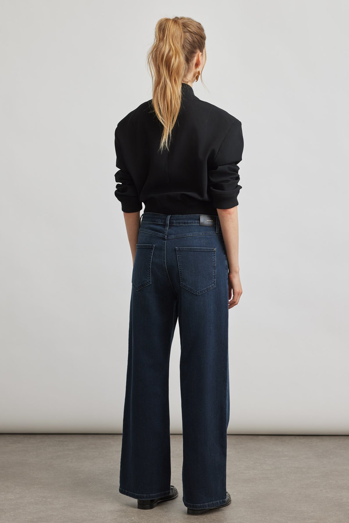 Judy wide leg - deep indigo