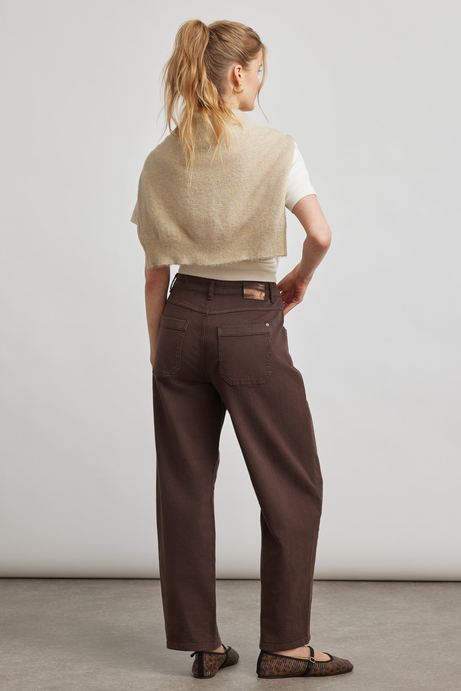 Zoe barrel fit - chocolate