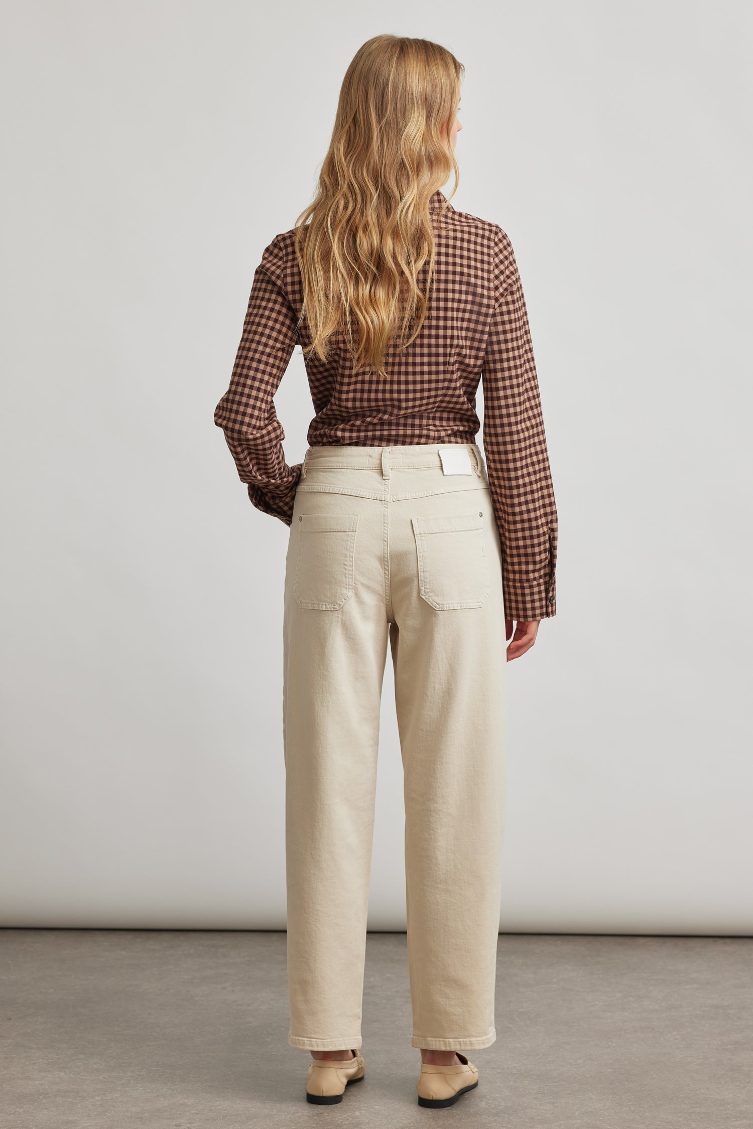 Zoe barrel fit - biscotti