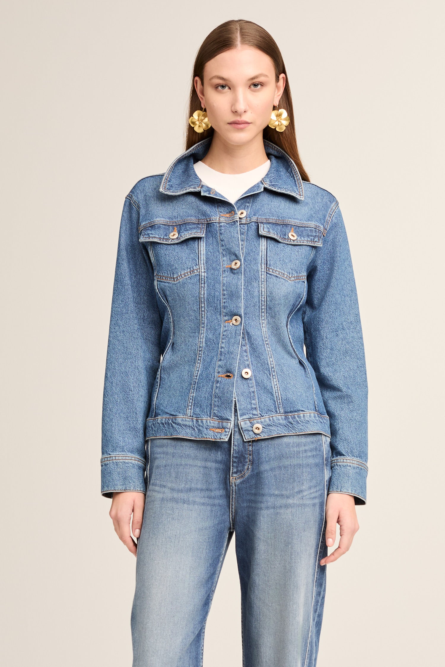 Luna jacket - ocean blue