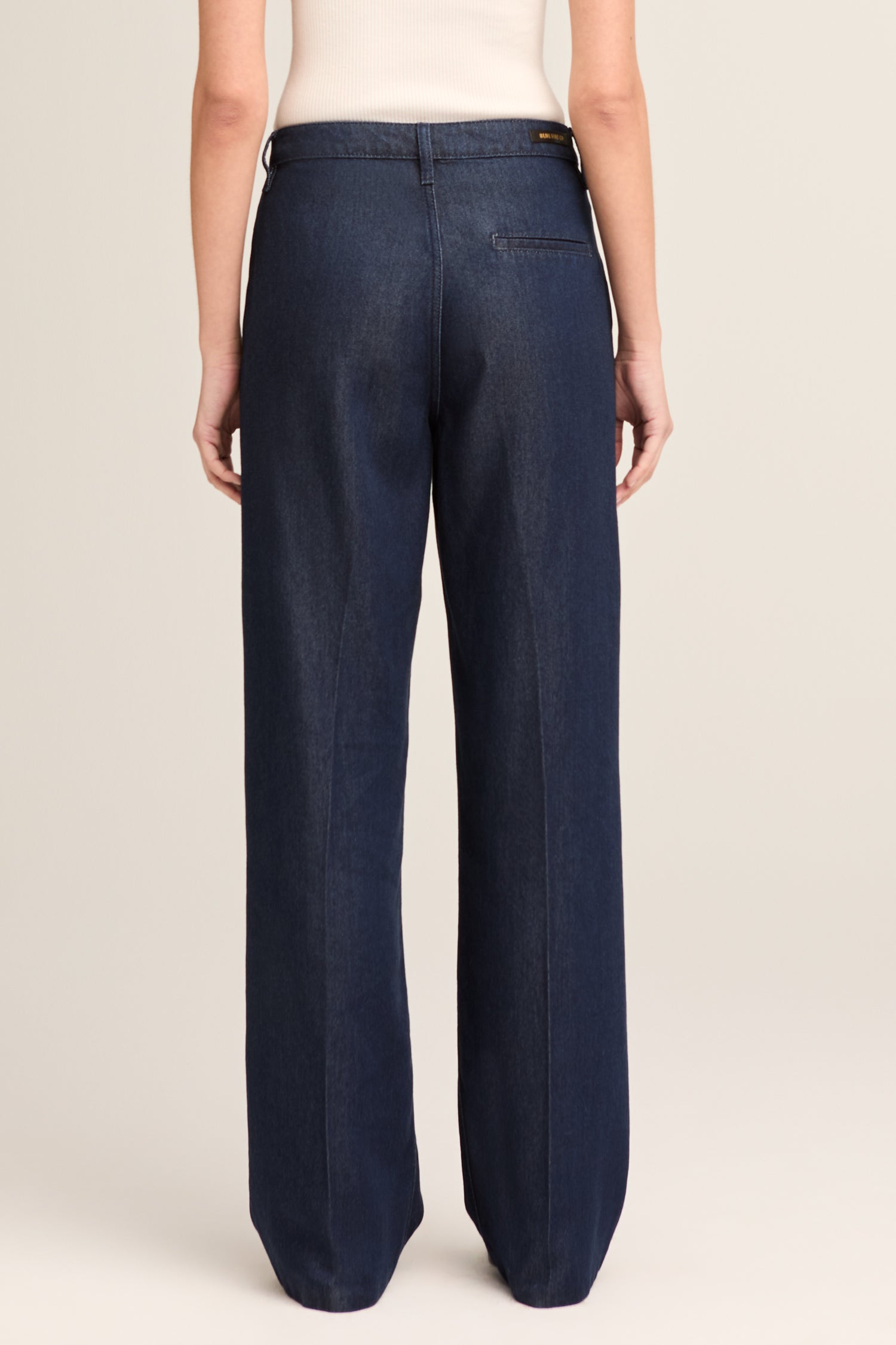 Judy wide leg - soft denim rinsed