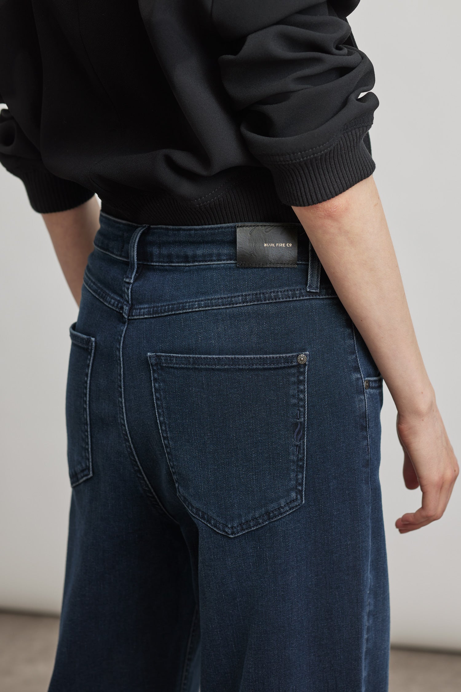 Judy wide leg - deep indigo