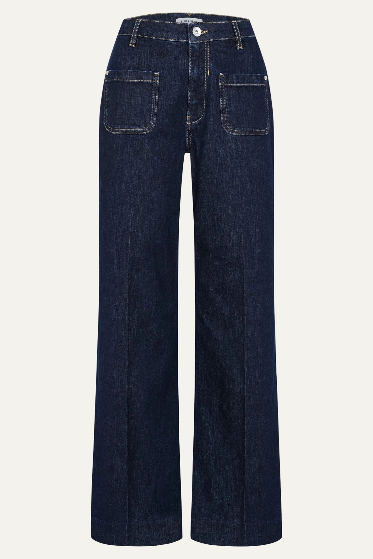 Judy wide leg - rinsed denim