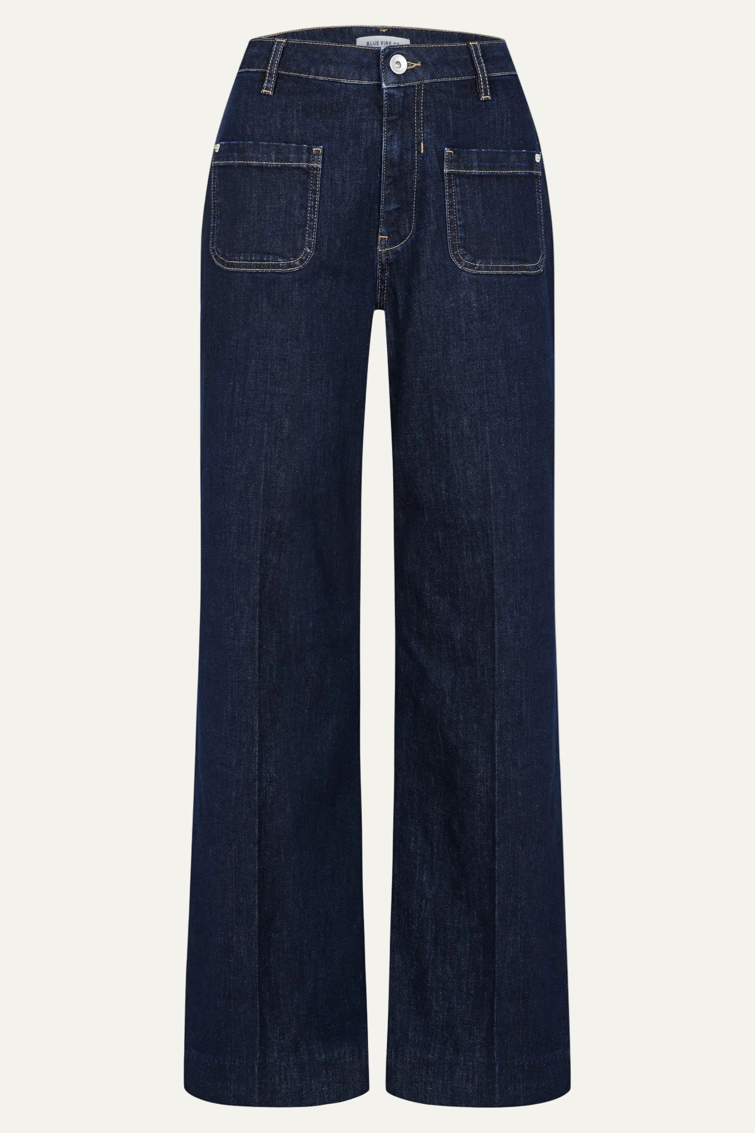 Judy wide leg - rinsed denim