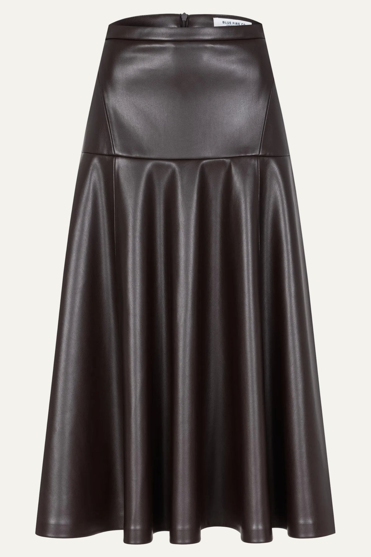 Liv skirt - chocolate leather