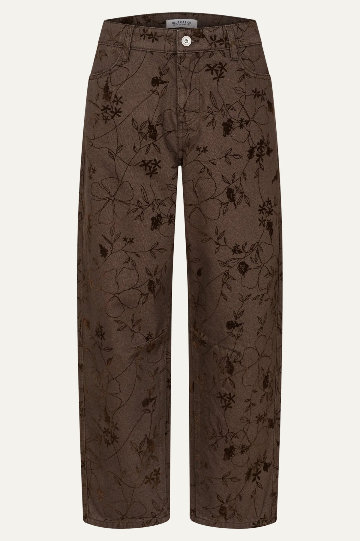 Zoe barrel fit - oak flowers