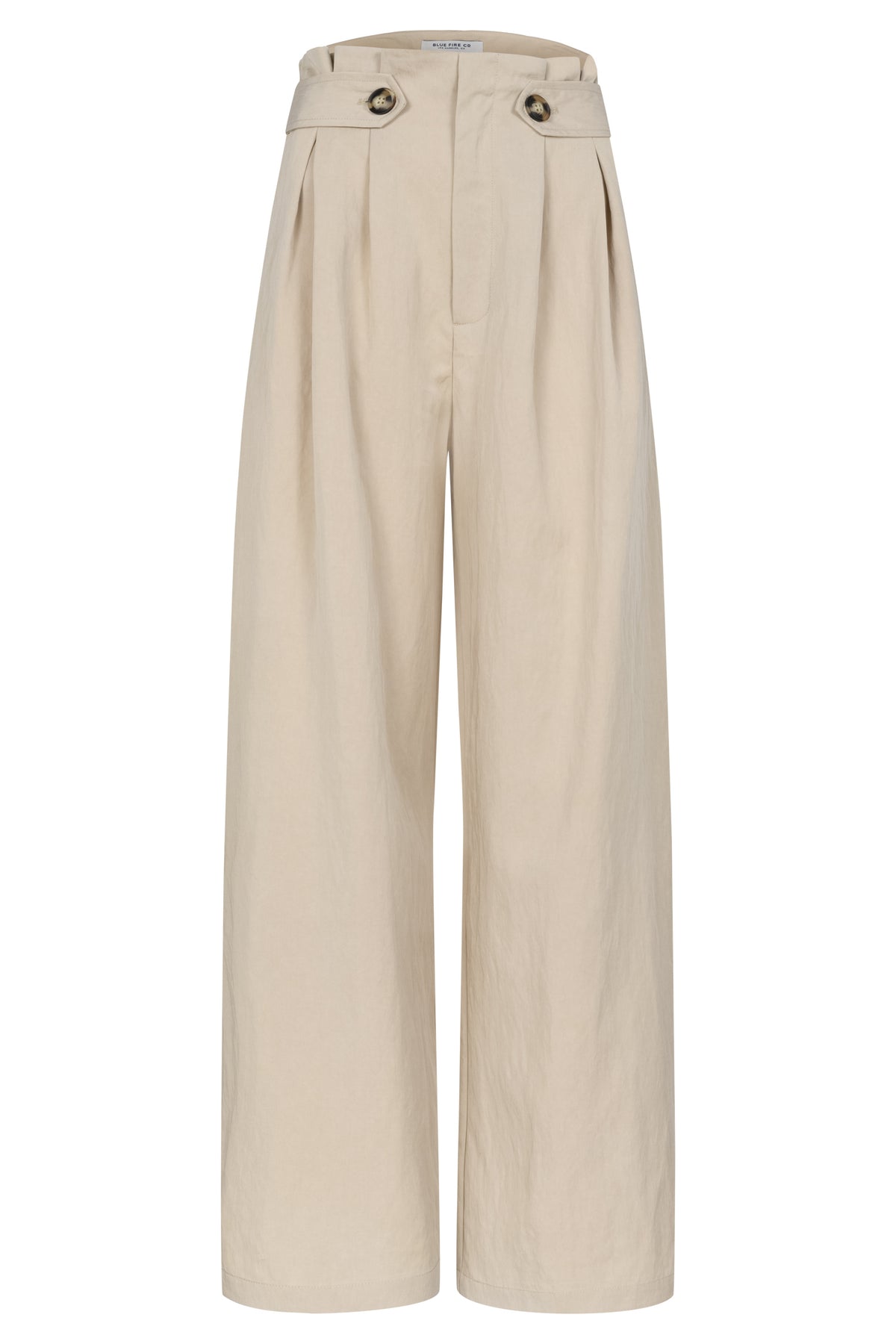 Holly paperbag fit - chalk beige