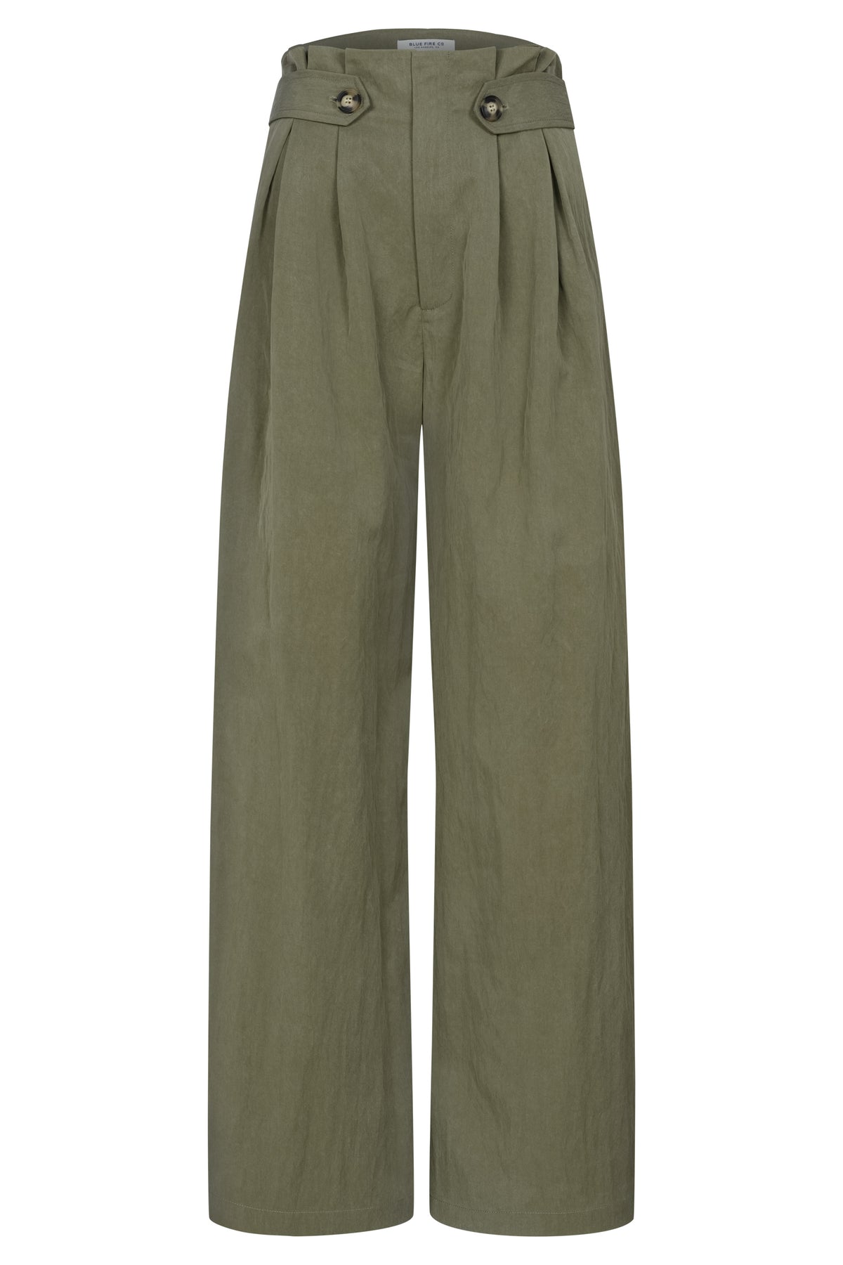 Holly paperbag fit - moss green