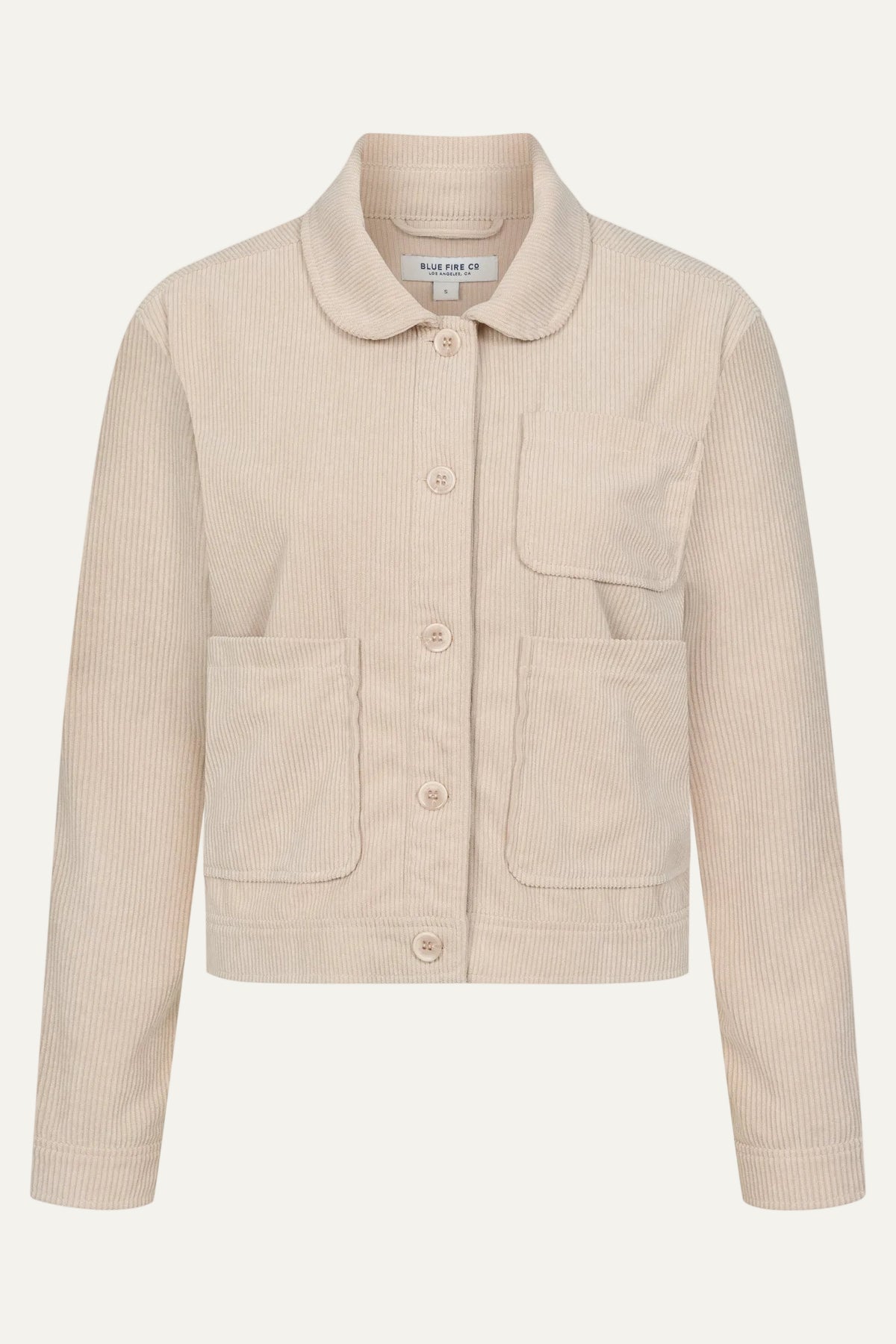 Fay pockets boxy jacket - cashew