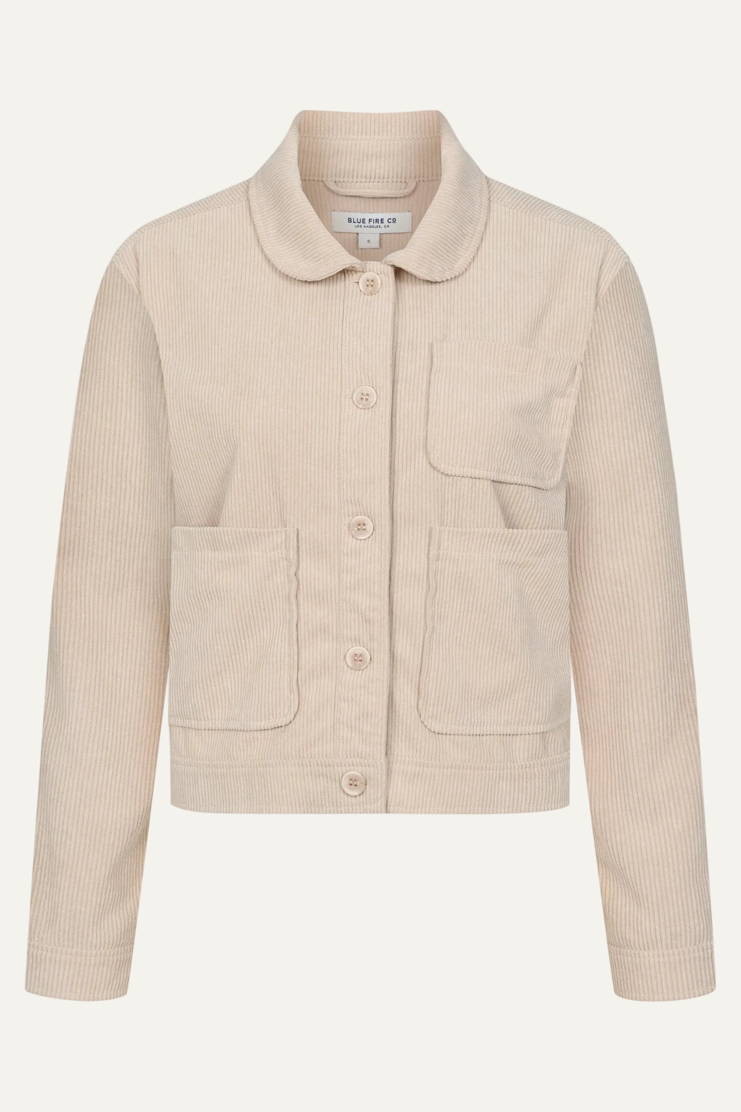 Fay pockets boxy jacket - cashew
