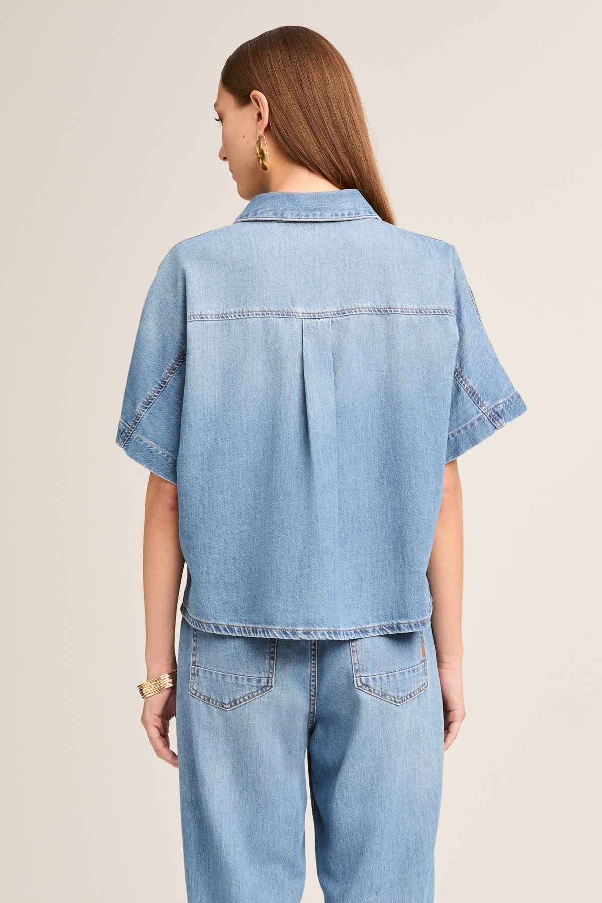 Nizza blouse - spring blue