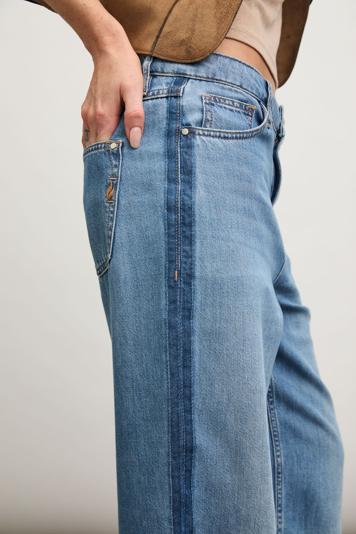 Judy wide leg - spring blue