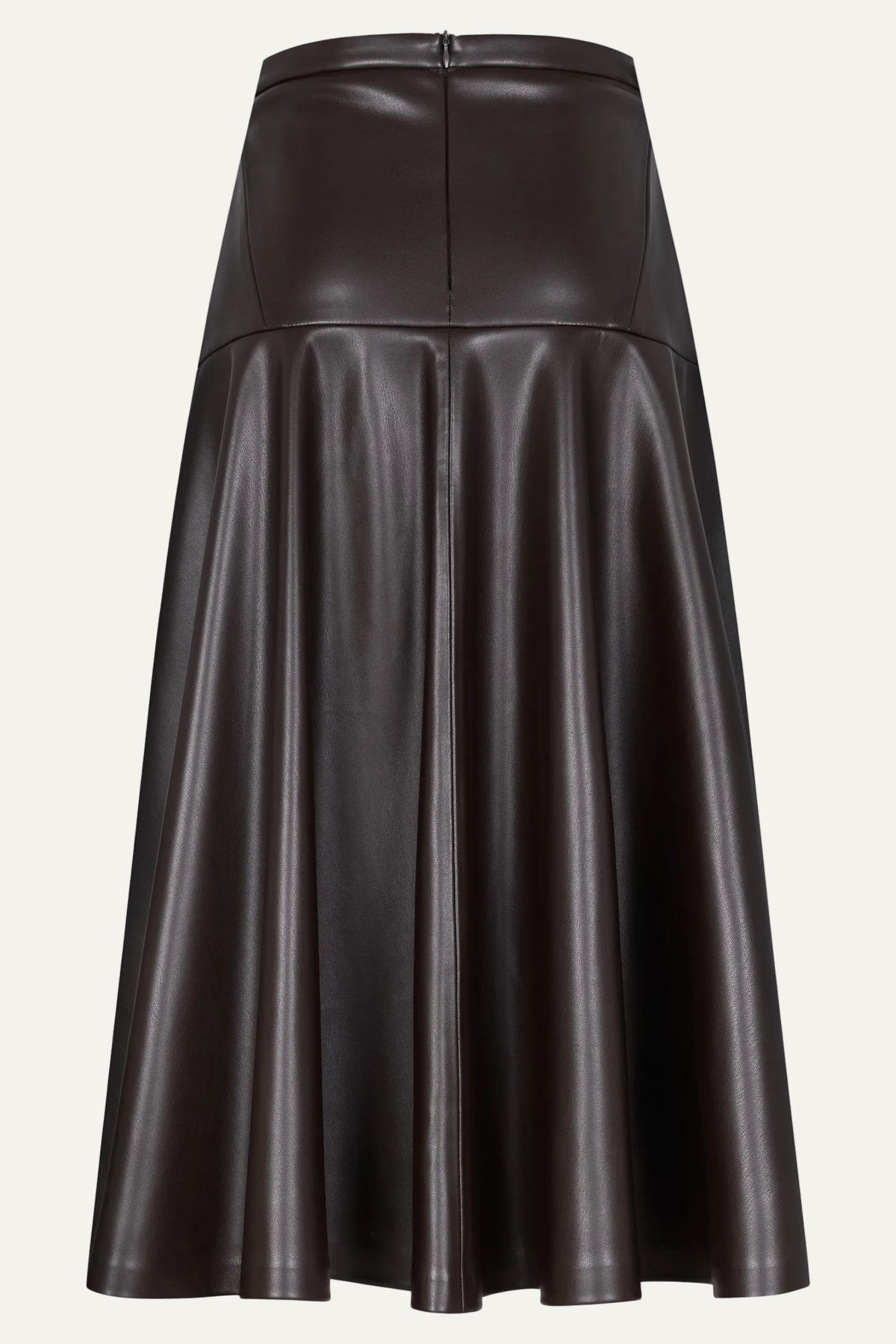 Liv skirt - chocolate leather