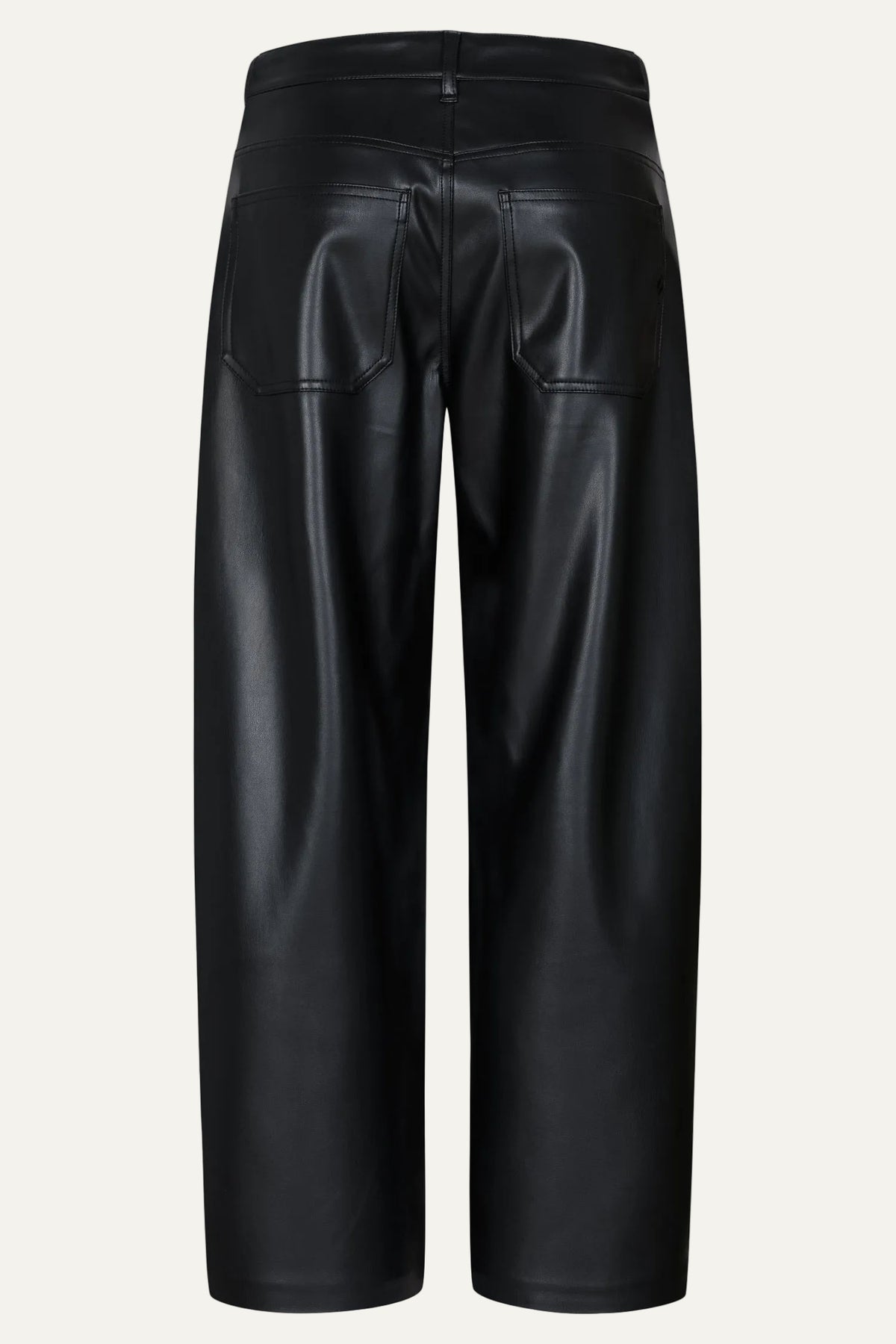 Zoe barrel fit - black leather