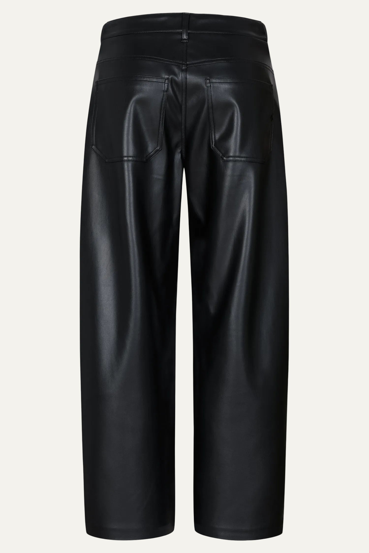 Zoe barrel fit - black leather