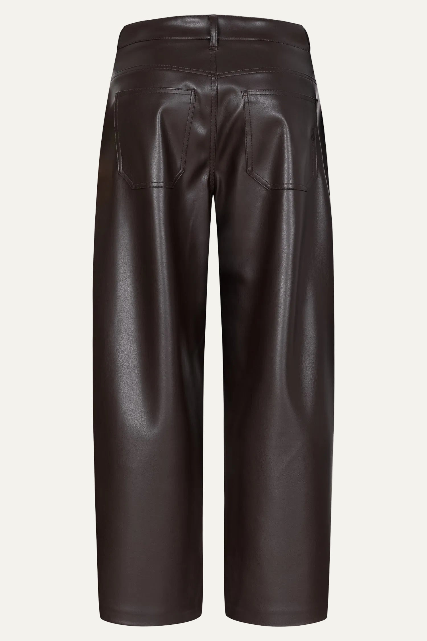 Zoe barrel fit - chocolate leather