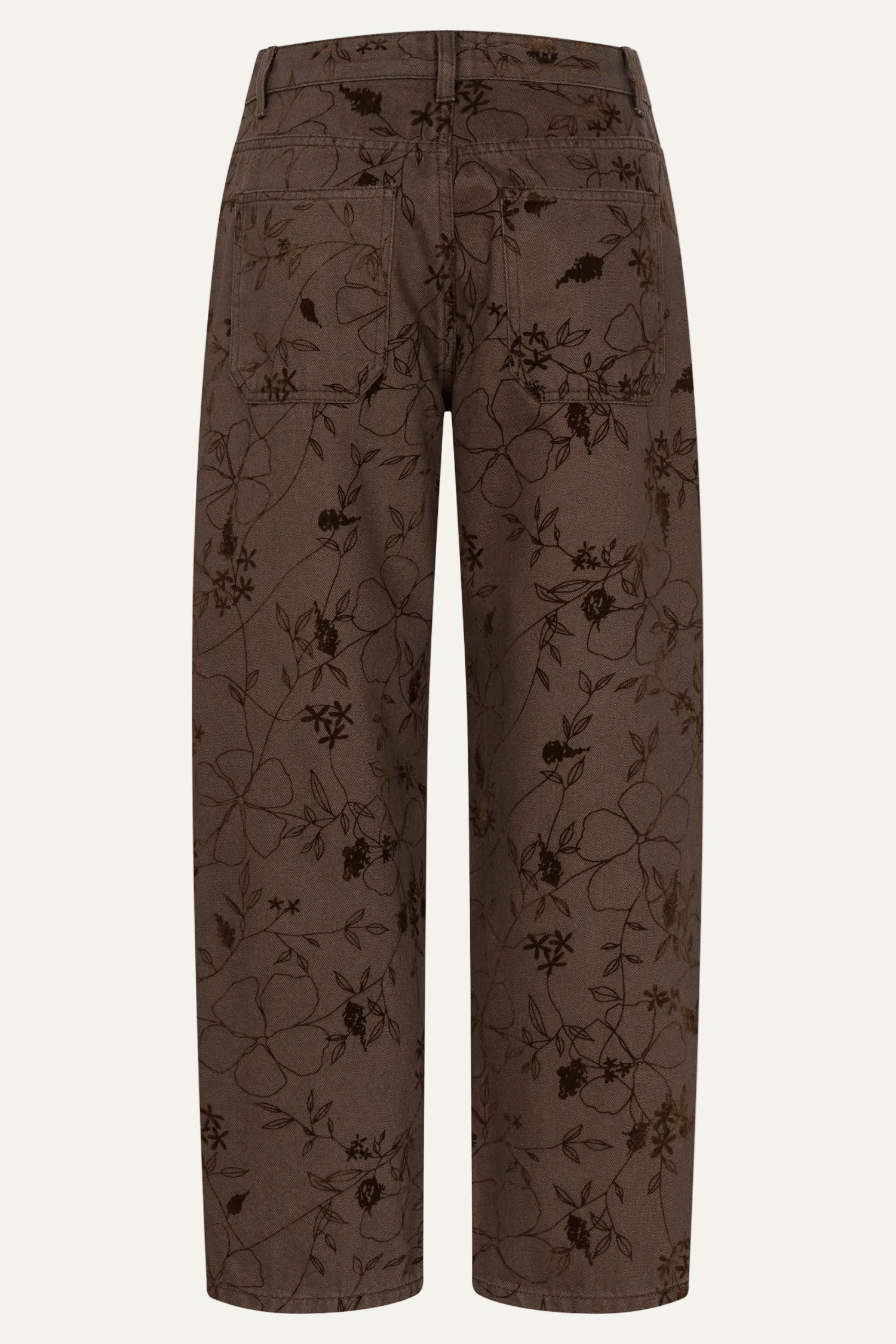Zoe barrel fit - oak flowers