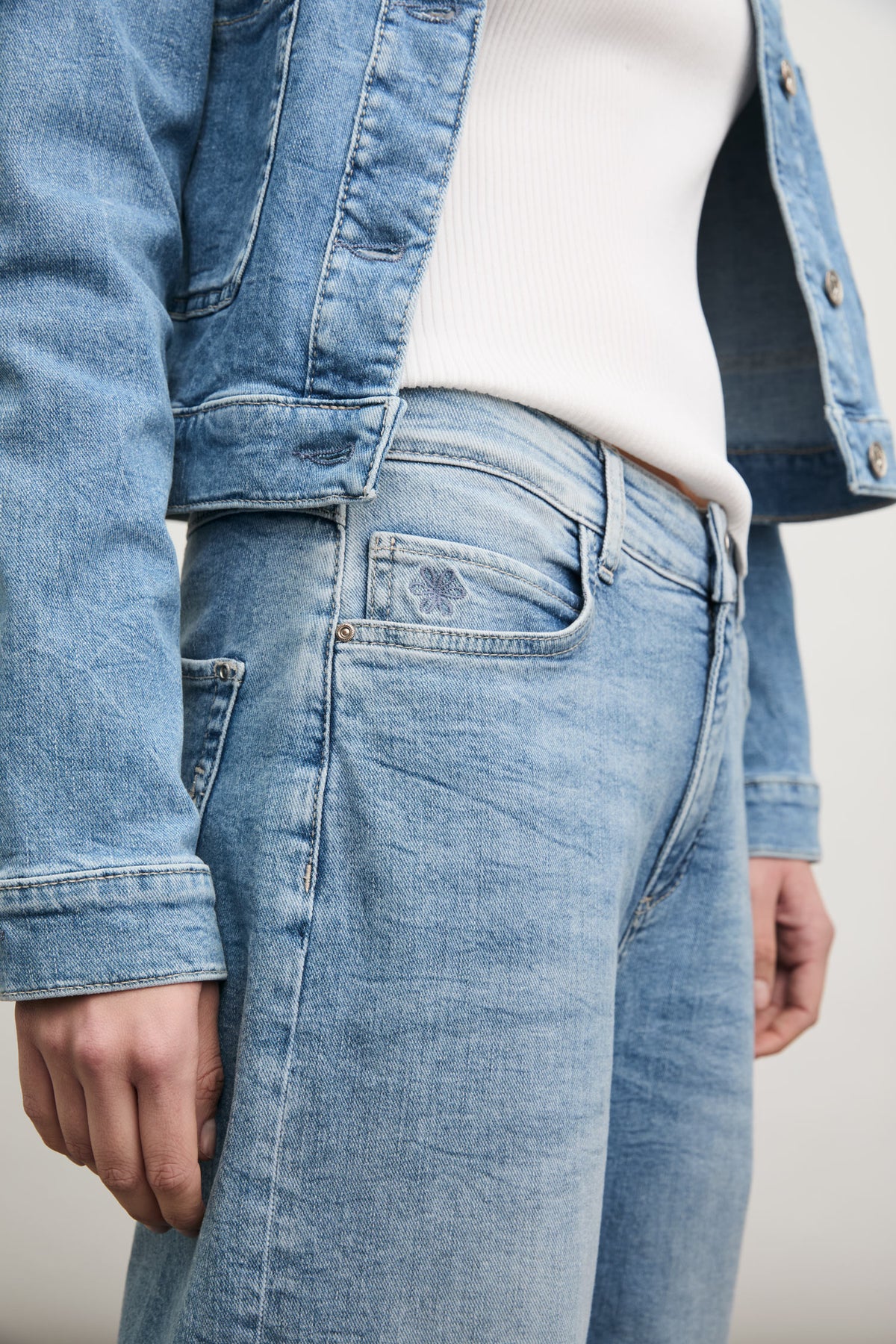 Kaia curved fit - botanical blue