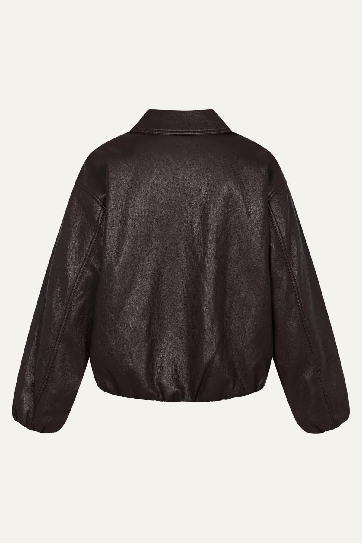 Brooke bomber jacket - chocolate leather