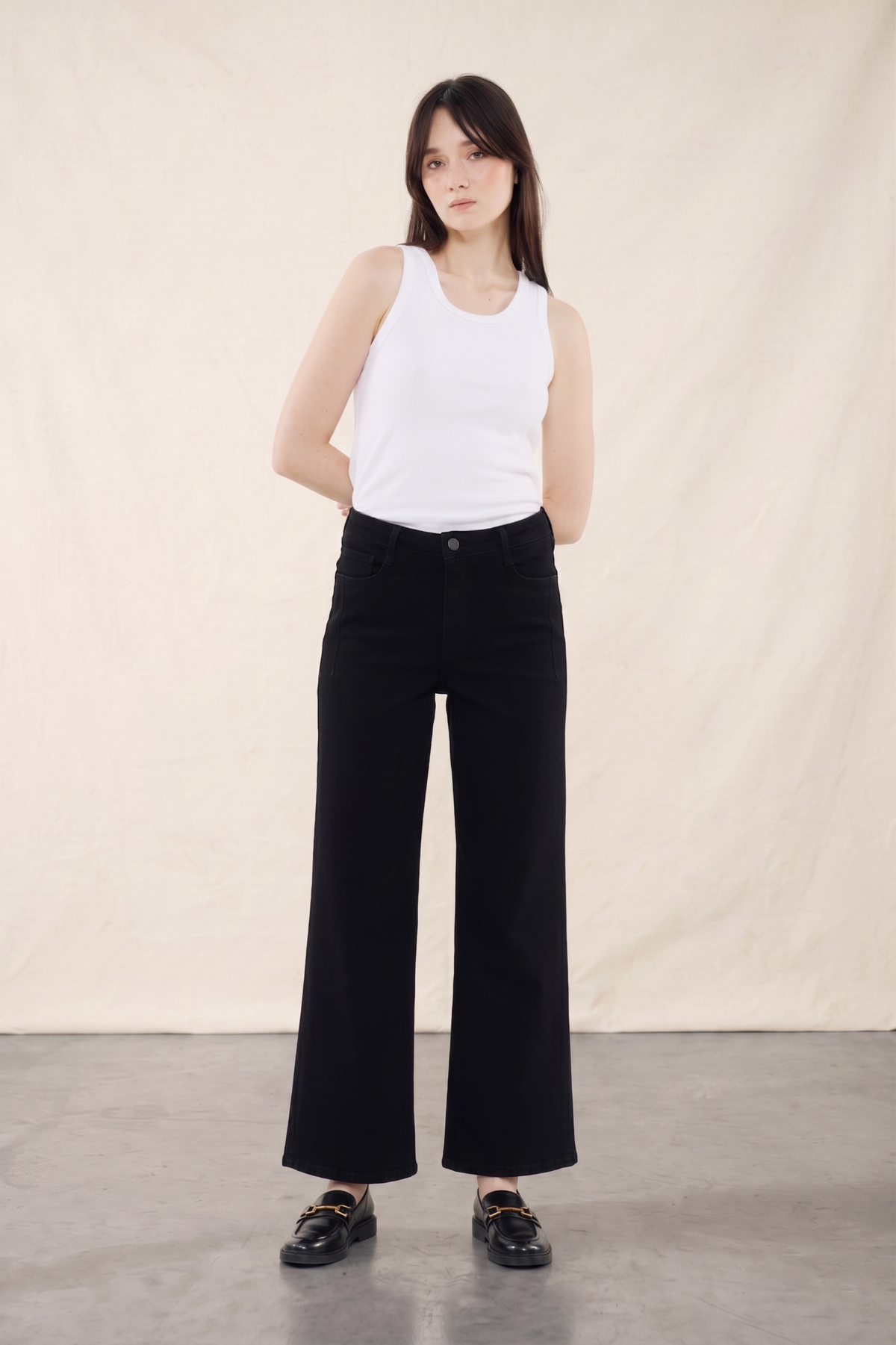 Judy wide leg - black