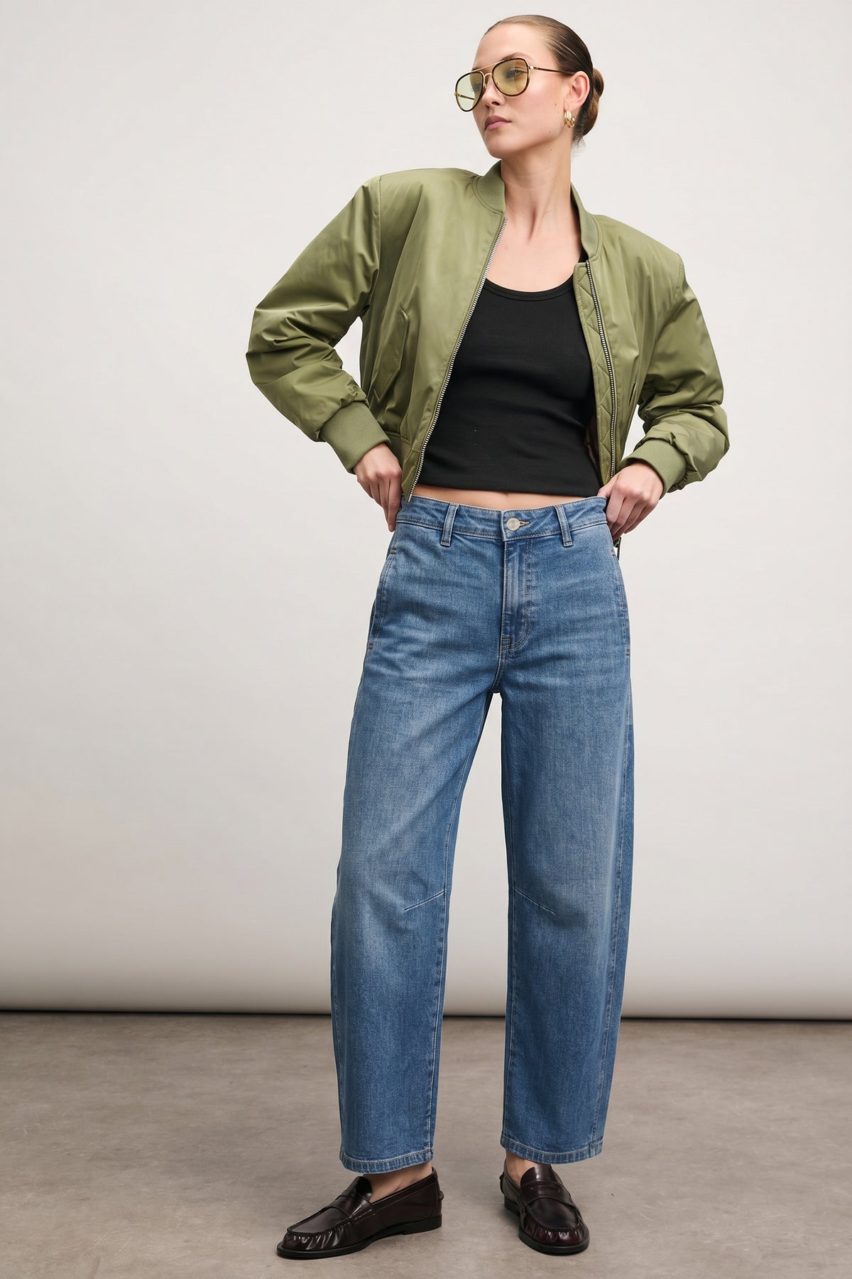 Zoe barrel fit - stone