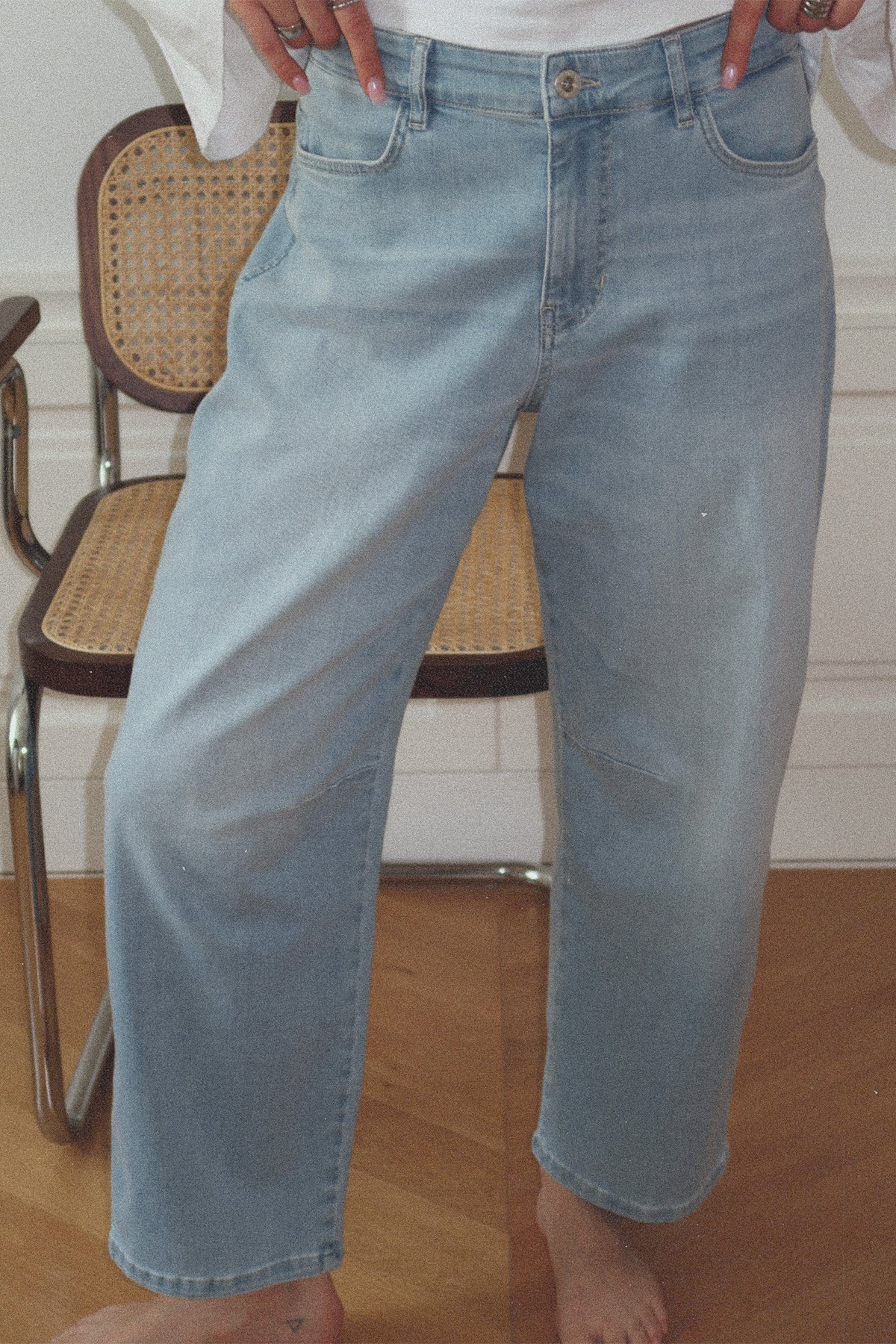 Zoe barrel fit - breezy blue