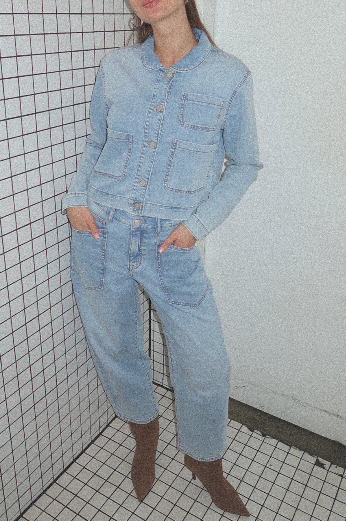 Zoe barrel fit - coastal blue