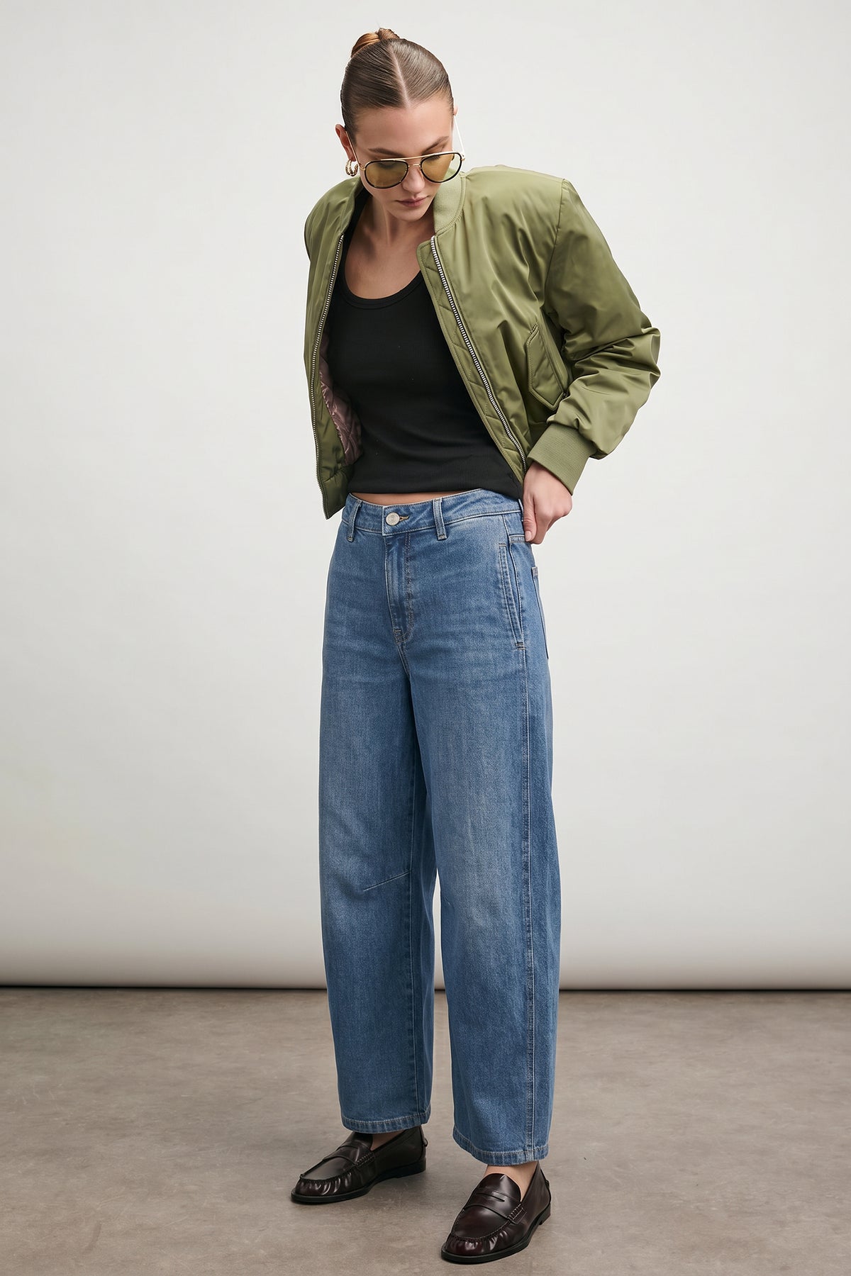 Zoe barrel fit - stone